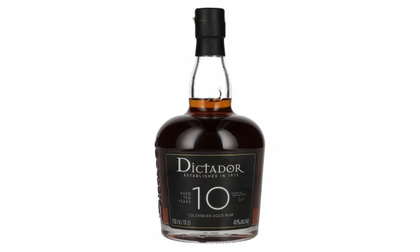 Dictador 10 ICÓNICA RESERVA Ron Colombiano 40% Vol. 0,7l Dictador 10 ICÓNICA RESERVA Ron Colombiano 40% Vol. 0,7l