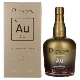 Dictador AURUM Colombian Aged Rum 40% Vol. 0,7l dovanų dėžutėje