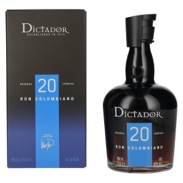 Dictador 20 Years Old Reserva Icónica Ron Colombiano 40% Vol. 0,7l dovanų dėžutėje
