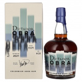 Dictador OBRA VINTAGE 28 Years Old PORT CASK Rum 1995 46% Vol. 0,7l dovanų dėžutėje