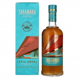Takamaka ZEPIS KREOL Rum 43% Vol. 0,7l dovanų dėžutėje