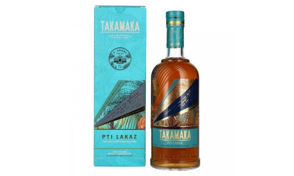 Takamaka PTI LAKAZ Rum Batch 2 45,1% Vol. 0,7l dovanų dėžutėje Takamaka PTI LAKAZ Rum Batch 2 45,1% Vol. 0,7l dovanų dėžutėje