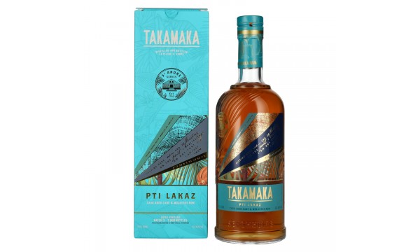 Takamaka PTI LAKAZ Rum Batch 3 45,1% Vol. 0,7l dovanų dėžutėje