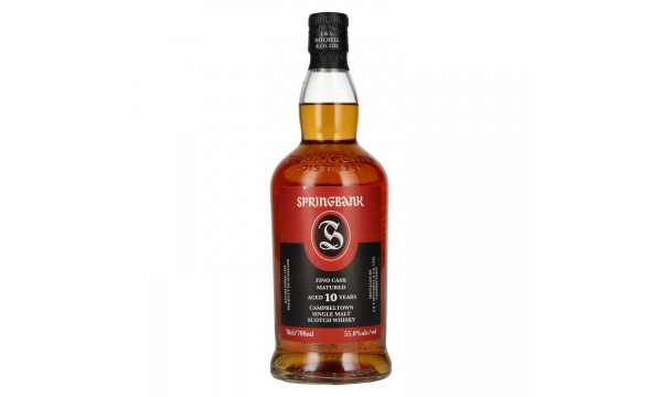 Springbank 10 Years Old Fino Cask Matured Campbeltown Single Malt Scotch Whisky 55% Vol. 0,7l