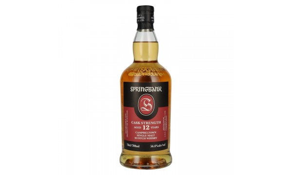 Springbank 12 Years Old CASK STRENGTH Campbeltown Single Malt Scotch Whisky 56,6% Vol. 0,7l Springbank 12 Years Old CASK STRENGTH Campbeltown Single Malt Scotch Whisky 56,6% Vol. 0,7l