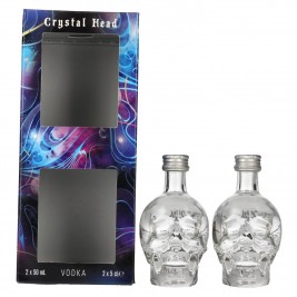 Crystal Head Vodka 40% Vol. 2x0,05l dovanų dėžutėje