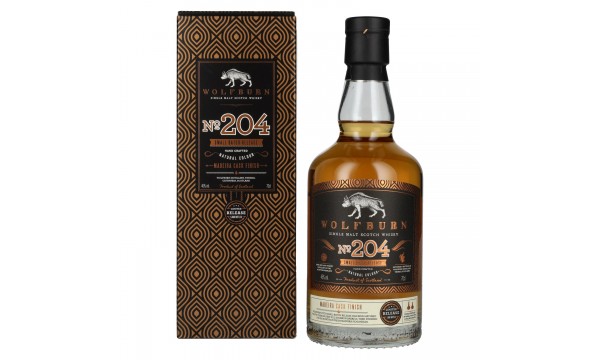 Wolfburn N°204 Single Malt Scotch Whisky Small Batch Release 46% Vol. 0,7l dovanų dėžutėje