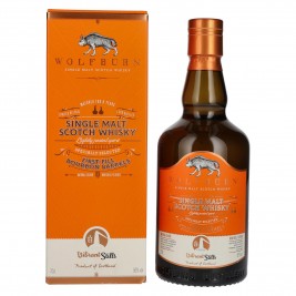 Wolfburn VIBRANT STILLS 8 Years Old Specially Selected First-Fill Bourbon Barrels 50% Vol. 0,7l dovanų dėžutėje