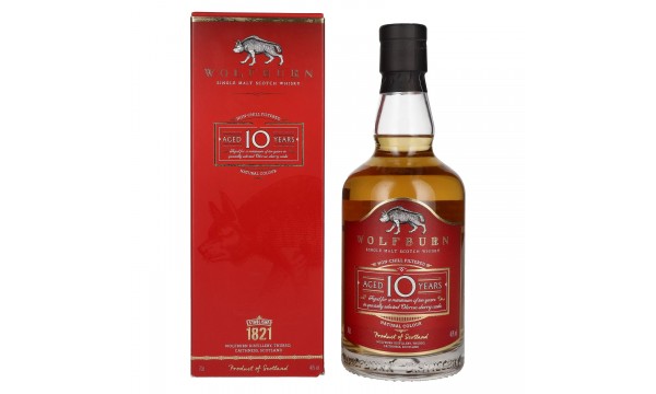 Wolfburn 10 Years Old Single Malt Scotch Whisky 46% Vol. 0,7l dovanų dėžutėje