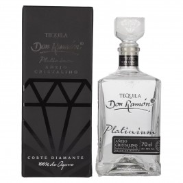 Don Ramón Platinum Añejo Cristalino 100% Agave 35% Vol. 0,7l dovanų dėžutėje