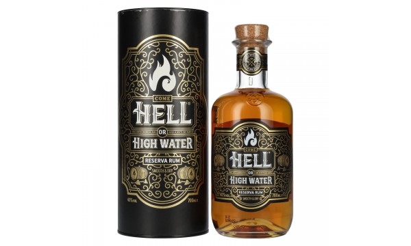 Come Hell or High Water RESERVA Rum 40% Vol. 0,7l dovanų dėžutėje