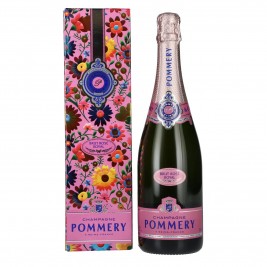Pommery Brut Rosé Champagne 12,5% Vol. 0,75l dovanų dėžutėje, briutas