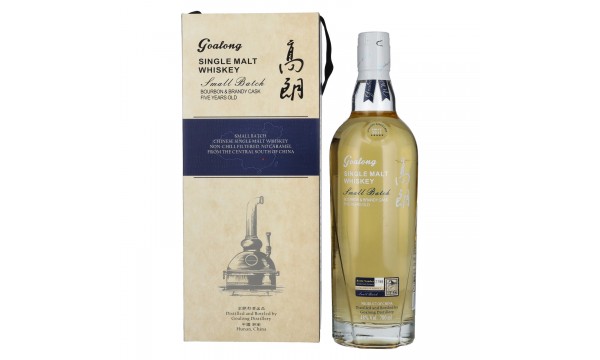 GOALONG 5 Years Old FIVE CASKS Small Batch Whisky 48% Vol. 0,7l dovanų dėžutėje