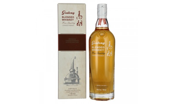 GOALONG Premium Blended OAK CASK Chinese Whiskey 40% Vol. 0,7l dovanų dėžutėje
