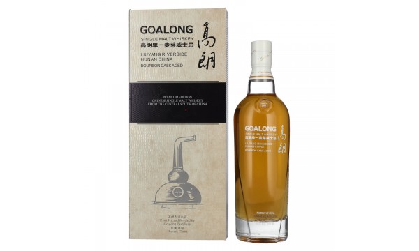 GOALONG Single Malt BOURBON CASK Chinese Whisky 40% Vol. 0,7l dovanų dėžutėje