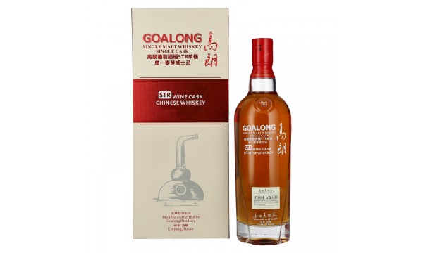 GOALONG Single Malt STR WINE CASK Chinese Whisky 46,5% Vol. 0,7l dovanų dėžutėje