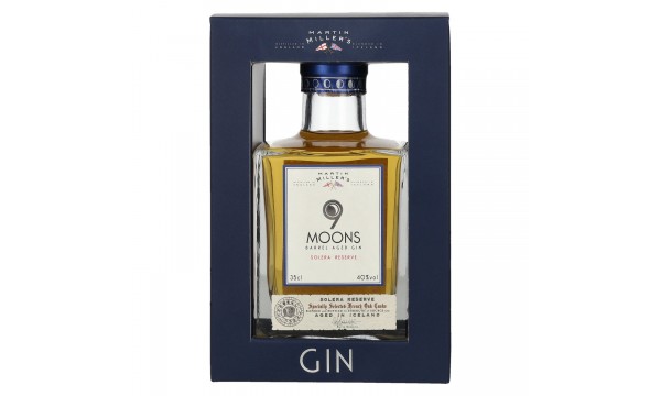 Martin Miller's 9 Moons Solera Reserve Barrel Aged Gin 40% Vol. 0,35l dovanų dėžutėje