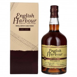 English Harbour PORT CASK FINISH Small Batch Antigua Rum Batch 002 46% Vol. 0,7l dovanų dėžutėje