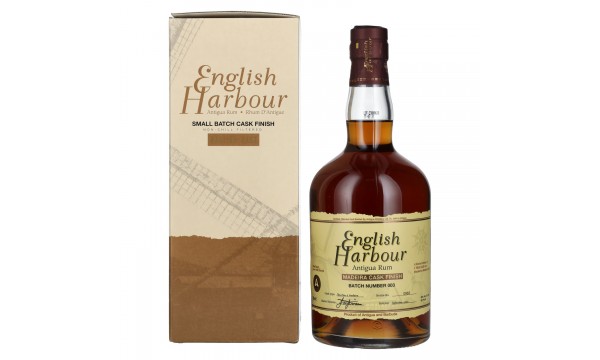 English Harbour MADEIRA CASK FINISH Small Batch Antigua Rum Batch 003 46% Vol. 0,7l dovanų dėžutėje