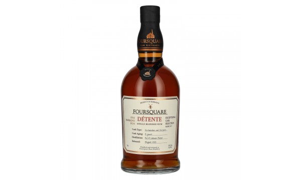 Foursquare 10 Years Old DÉTENTE Single Blended Rum 51% Vol. 0,7l
