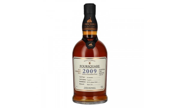 Foursquare 12 Years Old Single Blended Rum 2009 60% Vol. 0,7l