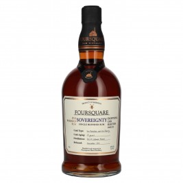 Foursquare 14 Years Old SOVEREIGNTY Single Blended Rum 62% Vol. 0,7l
