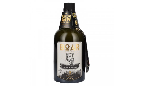 BOAR Blackforest Premium Dry Gin 43% Vol. 0,5l BOAR Blackforest Premium Dry Gin 43% Vol. 0,5l