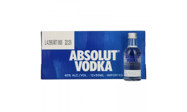 Absolut Vodka 40% Vol. 12x0,05l