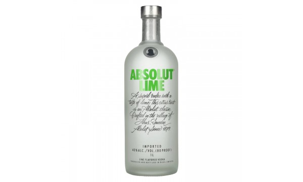 Absolut LIME Flavored Vodka 40% Vol. 1l Absolut LIME Flavored Vodka 40% Vol. 1l