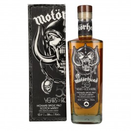Motörhead 50 Years of Rock & Roll Highland Single Malt Scotch Whisky 58% Vol. 0,7l dovanų dėžutėje