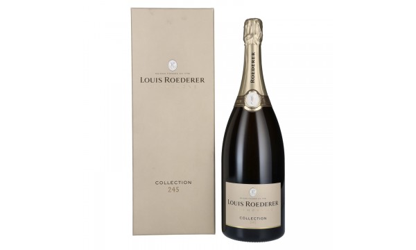 Louis Roederer Champagne Collection 245 12,5% Vol. 1,5l dovanų dėžutėje , briutas Louis Roederer Champagne Collection 245 12,5% Vol. 1,5l dovanų dėžutėje , briutas
