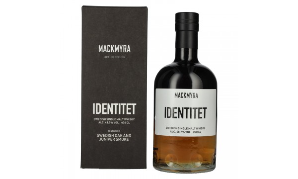 Mackmyra IDENTITET Swedish Single Malt Whisky 48,7% Vol. 0,7l dovanų dėžutėje