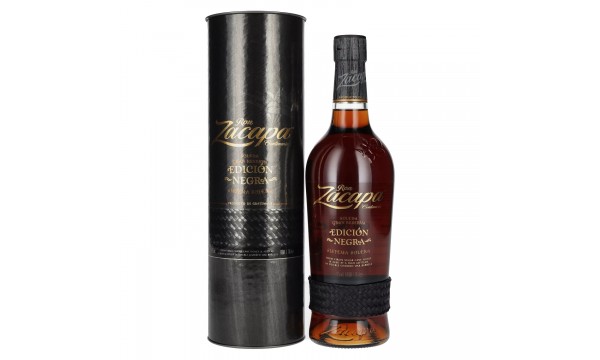 Ron Zacapa Centenario EDICIÓN NEGRA Sistema Solera Gran Reserva 43% Vol. 0,7l dovanų dėžutėje