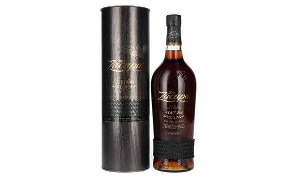 Ron Zacapa Centenario EDICIÓN NEGRA Sistema Solera Gran Reserva 43% Vol. 1l dovanų dėžutėje