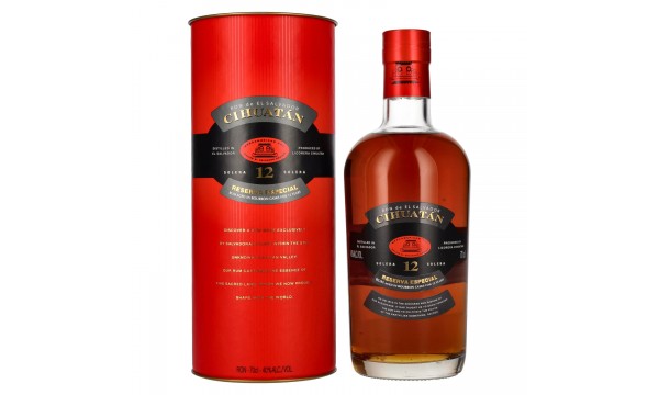 Cihuatán 12 Solera Reserva Especial Rum 40% Vol. 0,7l dovanų dėžutėje