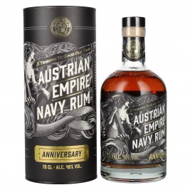 Austrian Empire Navy Rum ANNIVERSARY 40% Vol. 0,7l dovanų dėžutėje