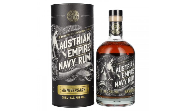 Austrian Empire Navy Rum ANNIVERSARY 40% Vol. 0,7l dovanų dėžutėje