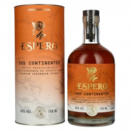 Ron Espero Dos Continentes Premium Caribbean Spirit 40% Vol. 0,7l dovanų dėžutėje