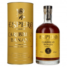 Ron Espero Caribbean Banana & Rum Liqueur 40% Vol. 0,7l dovanų dėžutėje