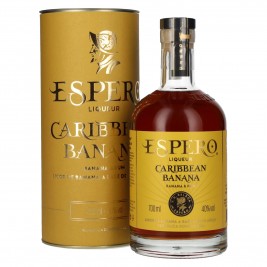 Ron Espero Caribbean Banana Rum Liqueur 40% Vol. 0,7l dovanų dėžutėje