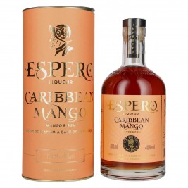 Ron Espero Caribbean Mango & Rum Liqueur 40% Vol. 0,7l dovanų dėžutėje