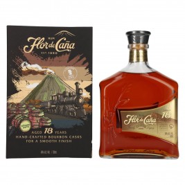 Flor de Caña 18 Years Old Family Estate 40% Vol. 0,7l dovanų dėžutėje