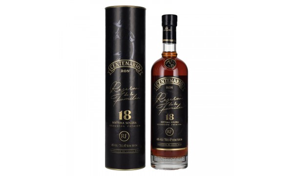 Ron Centenario RESERVA DE LA FAMILIA 18 Sistema Solera Rum 40% Vol. 0,7l dovanų dėžutėje