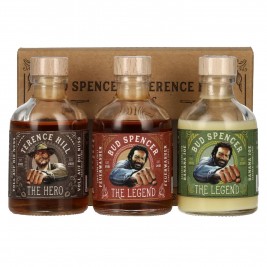 Bud Spencer & Terence Hill Miniset Likör 25% Vol. 3x0,05l dovanų dėžutėje
