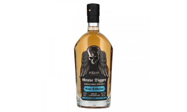 St. Kilian GRAVE DIGGER Bone Collector Heavily Peated Single Malt Whisky 47% Vol. 0,7l