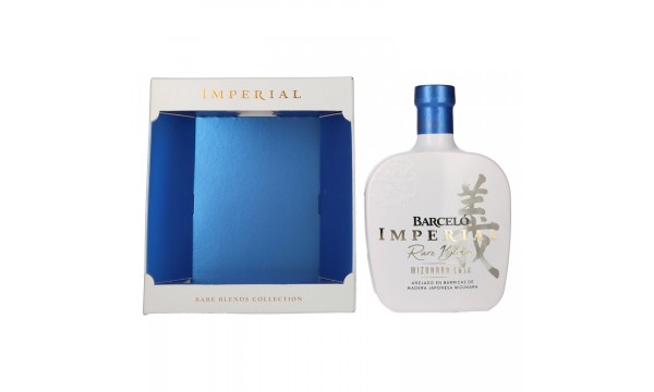 Barceló Imperial Rare Blends Mizunara Cask 43% Vol. 0,7l dovanų dėžutėje