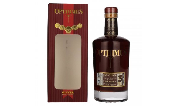 Opthimus 25 Años Malt Whisky Finish 43% Vol. 0,7l dovanų dėžutėje