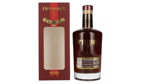 Opthimus 25 Sistema Solera OportO Ron Artesanal 43% Vol. 0,7l dovanų dėžutėje Opthimus 25 Sistema Solera OportO Ron Artesanal 43% Vol. 0,7l dovanų dėžutėje