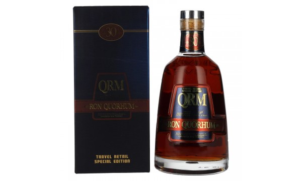 Ron Quorhum 30 Aniversario Travel Retail Special Edition 42% Vol. 0,7l dovanų dėžutėje Ron Quorhum 30 Aniversario Travel Retail Special Edition 42% Vol. 0,7l dovanų dėžutėje