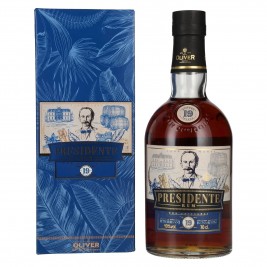 Presidente Marti 19 Sistema Solera 40% Vol. 0,7l dovanų dėžutėje